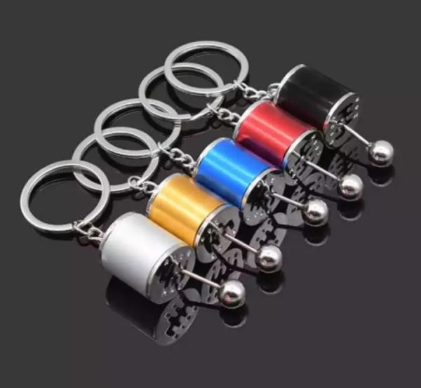 Car Gearbox Manual Transmission Lever Keychain – Metal Pendant Keyring | Key-Chain For Bikes & Cars - Random Color - Image 6