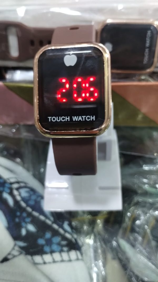 Touch LED Watch Fashion Casual Sports Men's Watch Touch Smart LED Digital Watches Electronics Wrist Watches for Men Women Square Clock (Random color) Without box - Image 15