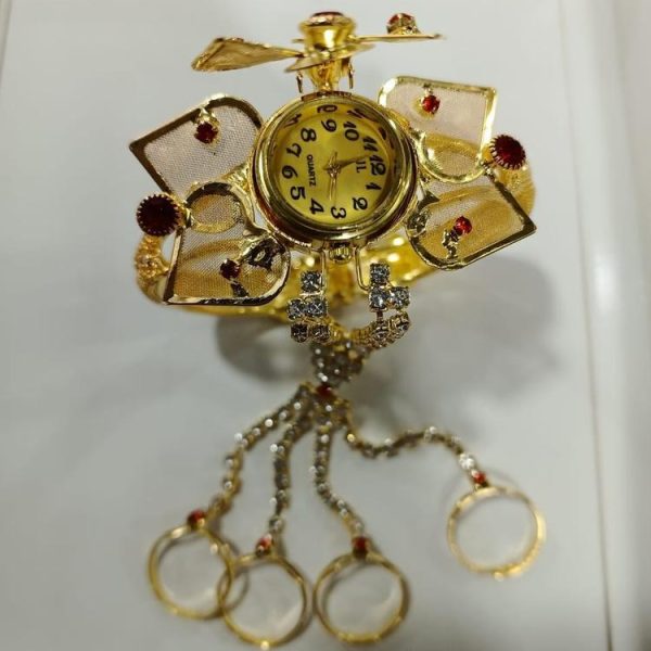 Women Watch Fashion Ladies Watches Full Diamond Watch | Stainless steel Female watch (With Box) - Image 4