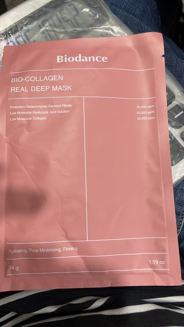 01 Pc Bio-Collagen Real Deep Mask, Hydrating Over Night, Facial Sheet Mask, Pore Minimising, Firming, Collagen Mask, Hydrating Overnight Skin Care Mask - 34gram - Image 5