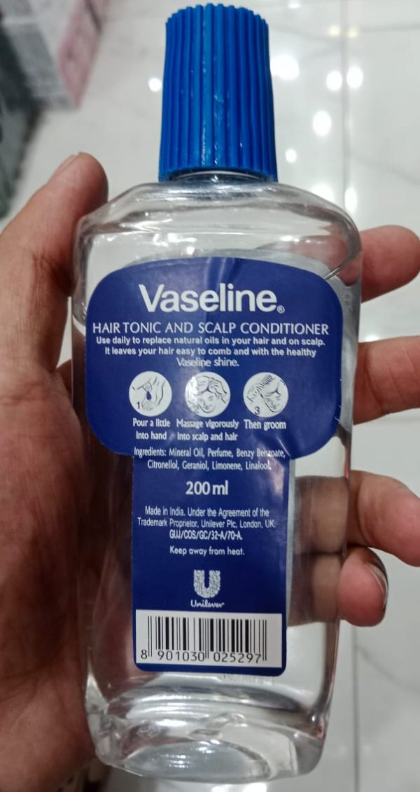 Vaseline Hair Tonic - 200ml | Hair Tonic Vaseline & Scalp Conditioner | Best Quality Hair Tonic Vaseline - Image 2