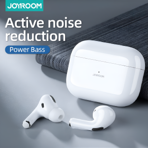 JOYROOM Pro 2 Airpods – Wireless Bluetooth Earbuds with ANC, Premium Sound, Silicone Case – Pro 2 Earbuds for iOS & Android