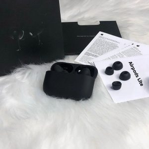 Apple AirPods Black Lite Edition (2nd Generation) with Active Noise Cancellation – Seamless Wireless Audio (With Box)