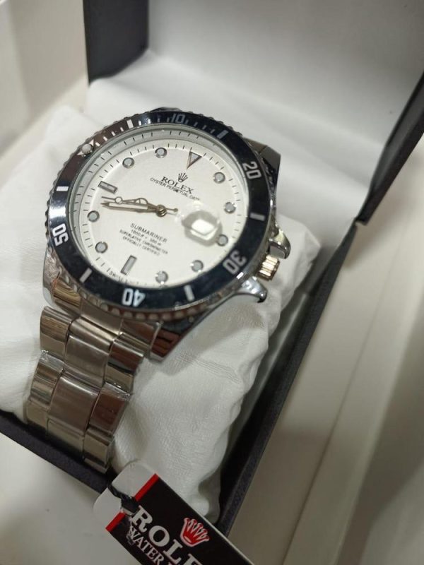 Rolex Men's Formal Quartz Wrist Watch with Stainless Steel Strap ( With Random Box ) - Image 7