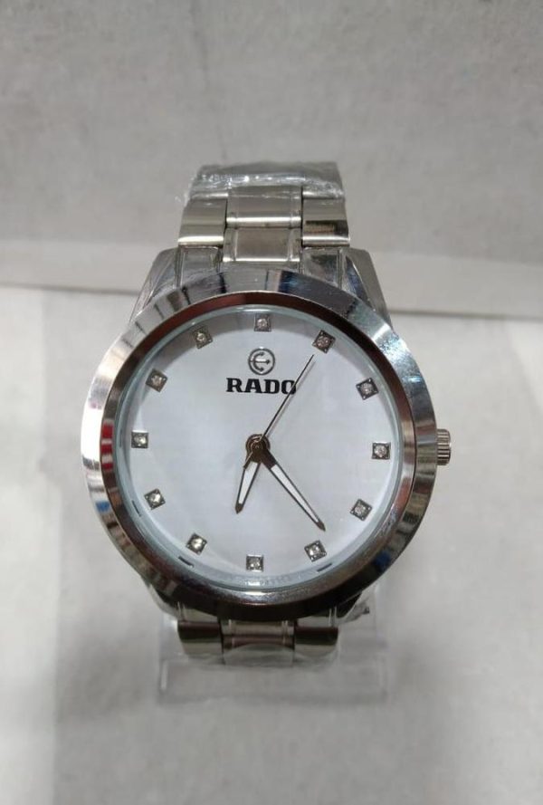 RADO Men’s Formal Wrist Watch With Stainless Steel Chain | Best Quality Rado Watch For Men's - Men's Watches - Wrist Watch For Men - With Random Box - Image 2
