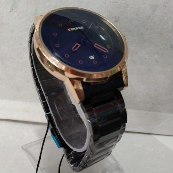 FORRAD Men’s Watch with Stainless Steel Strap Date Function Analog Display -  Durable & Lightweight Casual Wristwatch | Men's Watch - Wrist Watch For Men - Stainless Steel Dial & Strap - Image 4