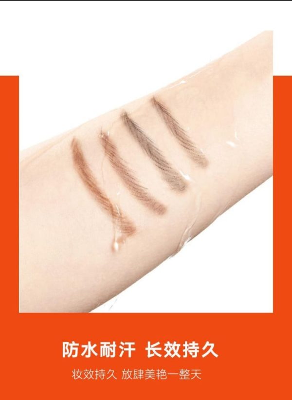 Aiqilai 3 in 1 Eyebrow Pencil | Eyebrow Pencil Gel | Anti-Smudge | Long-Lasting | Three-in-One | Double-Headed | Folding Eyebrow Trimming Knife | Brush - Image 11