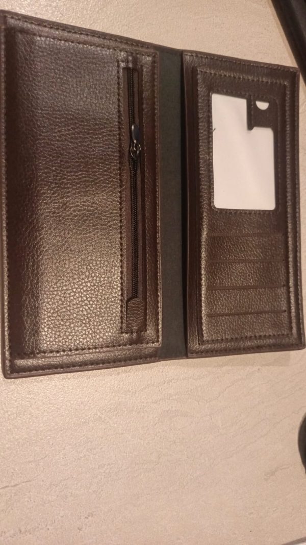 Rexine Wallet Smart Wallet for Male Easy To Carry, Stylish And Slim - Brown Color | Wallet For Mens | Stylish Wallet - Image 5