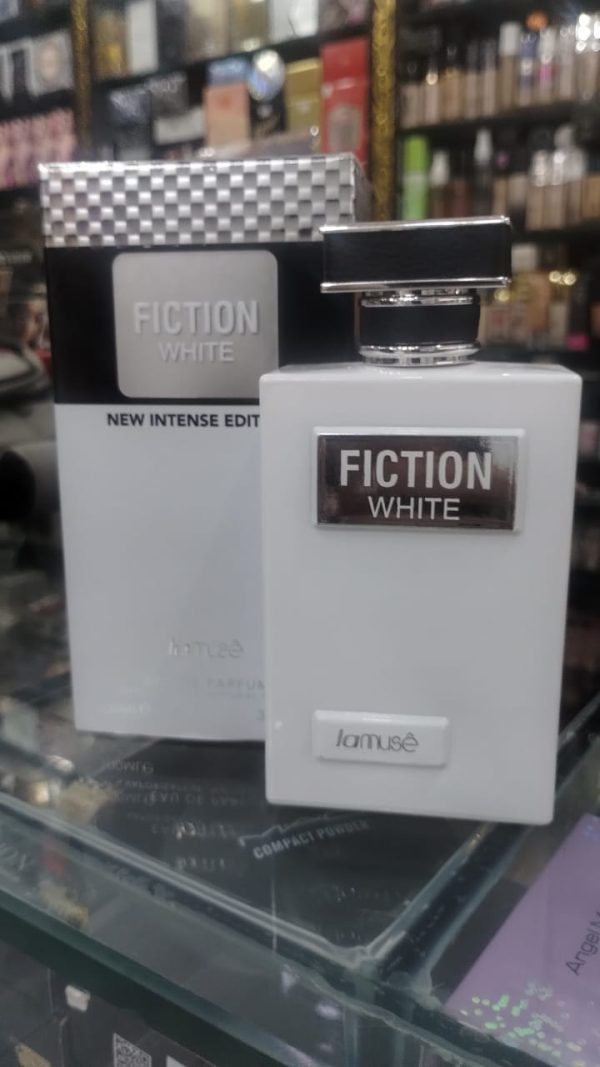 FICTION WHITE EDP 100ML (LA MUSE) LATAFA PERFUME - 100 ml - Original Perfume For Men - Long Lasting Perfume - Image 2
