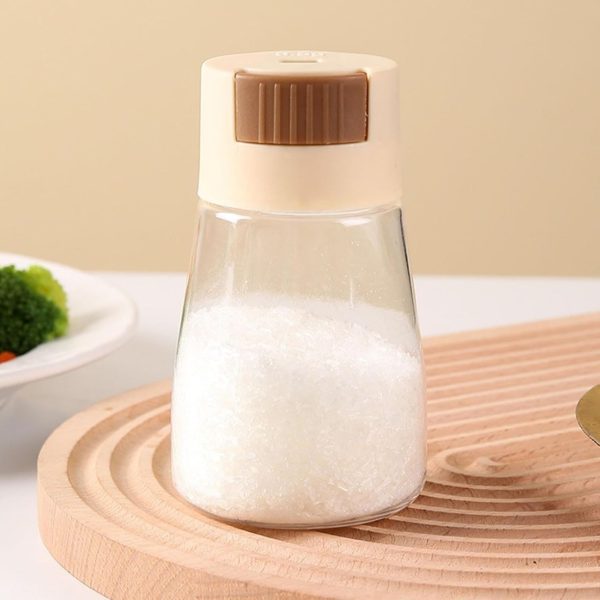 Measurable Control Spice Bottle –Spice Jar with Press Control Cap | Kitchen Sealed Quantitative Spice Dispenser | Spice jar (Random Color) - Image 3