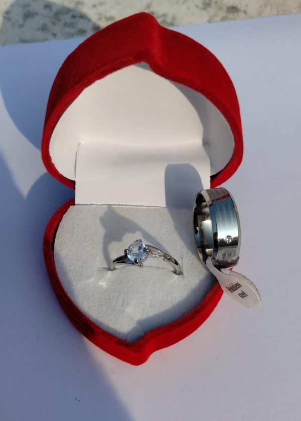Couple Special Stainless Steel Rings Set – Matching His & Hers Bands for Couples, Promise or Anniversary Rings | Couple Ring | Ring For Gift | - Image 3