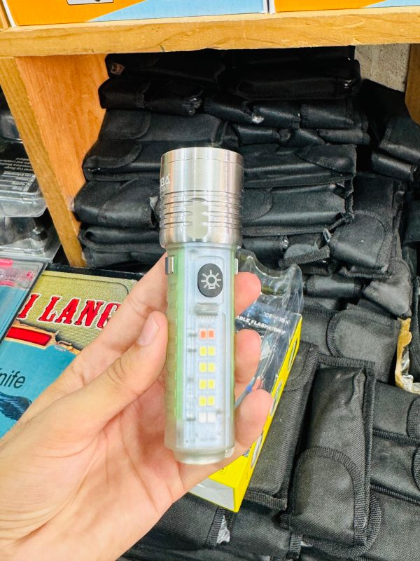 Coba Mini LED Torch Light - Coba CB 1658 – Super Bright Handheld Tactical Light  | Multiple Modes | Zoom-able Electric Flashlight for Camping, Hiking & Cycling ( Random Color ) - Image 15