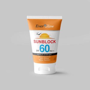 Ever Glow Whitening Sunblock SPF 60 – | Brightening & Broad Spectrum Protection | Sunblock |