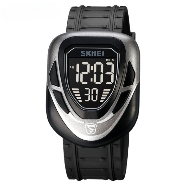Skmei 1833 Digital Sports Men's Watch with LED Display, Waterproof, Multiple Time Zones, Stopwatch, Alarm, and Backlight for Outdoor, Sports, and Daily Casual Wear -(Without Box) | Smart Watch | Watch | Watch For Boys | - Image 4