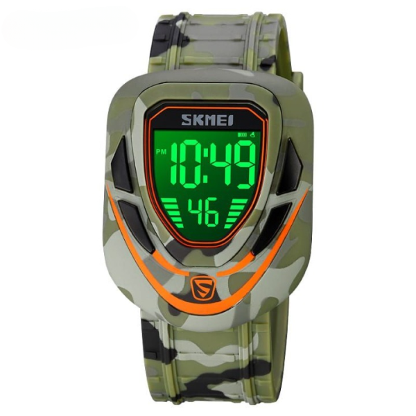 Skmei 1833 Digital Sports Men's Watch with LED Display, Waterproof, Multiple Time Zones, Stopwatch, Alarm, and Backlight for Outdoor, Sports, and Daily Casual Wear -(Without Box) | Smart Watch | Watch | Watch For Boys | - Image 5