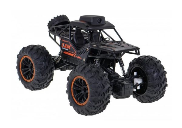 Crawler Cross Country Car With Camera | Remote Control Car With Camera WiFi 720P HD FPV Camera, 2.4Ghz 1:18 Scale Off-Road Remote Control Rechargeable Monster Truck Toys for Boys - Color Black | Toys For Kids | Remote Control Car | RC Car | - Image 7