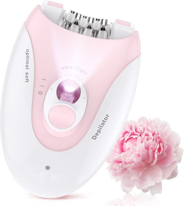 Daling DL-6032 Cordless Ladies Epilator with 2-Speed Adjustment, Painless Hair Removal, Rechargeable, Compact and Easy to Use for Legs, Arms, Underarms - Image 5