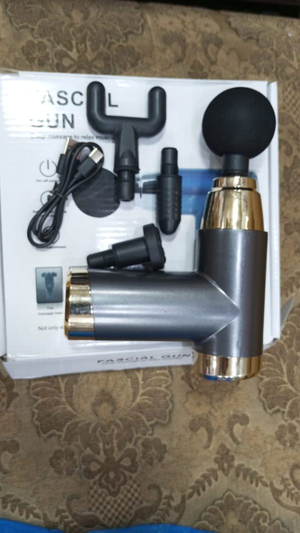 C006 Gold Edition Fascial Gun Massager – High-Power Percussion Therapy Device for Deep Tissue, Muscle Recovery, and Pain Relief | Massage Gun |  - Image 3