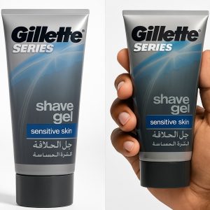Portable Gillette Shave Gel - Best Quality Gel For Men - Shave Gel For Men - Gel For Men | Sensitive Skin - 60g - Without Box