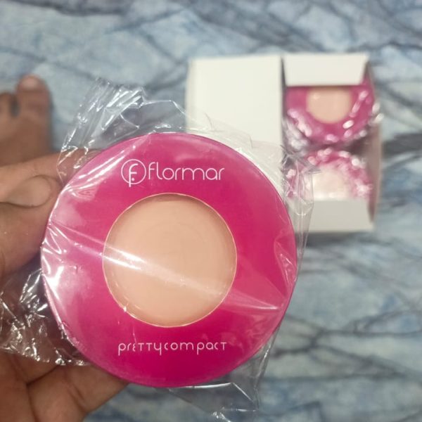 12 Pcs Face Powder | Flormar Pretty Compact Pressed Face Powder – Oil-Control, Lightweight Matte Finish, Long-Lasting Coverage for a Smooth, Natural Look Shade 198 | Face Powder |  - Image 3
