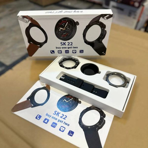 SK 22 Smartwatch With 2 Watch Body And 2 Stripes AMOLED Display | Smart Watch For Men & Boys | Digital Watches | Smart Watch - Image 9