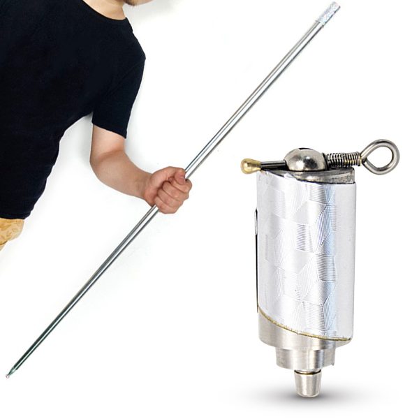 Magic Extendable Metal Stick for Self Defence and Fun Magic Pocket Stick golden color) - Image 3