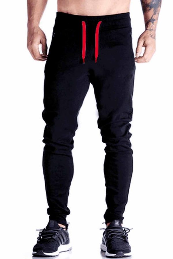 Black Gym Sleeveless Hood Tracksuit - Black Gym Sleeveless Hood Summer Tracksuit - Ready to Wear 2-Piece Set | Men's Sports & Jogging Wear  - Image 3