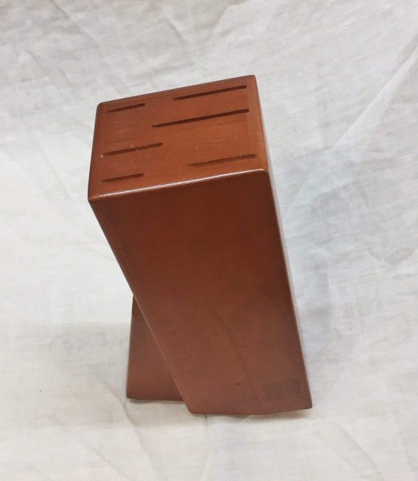 Knife Stand Wood Organize And Display Your Knives With Style | Wooden Knife Holder Block Stand Organizer for Kitchen Knife Storage Rack Durable Wood Design - Image 8