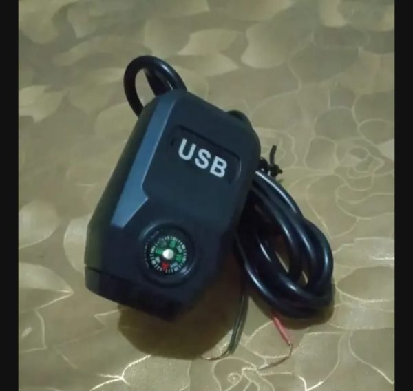 Motorcycle USB Charger with Compass – Fast Charging, Waterproof, 36-105V – Universal for Motorcycles & E-Bikes - Image 9