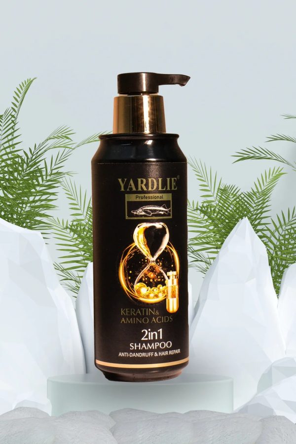 Yardlie Professional Keratin & Amino Acids Shampoo 2 in1 500ml Anti-Dandruff & Hair Repair - Image 9