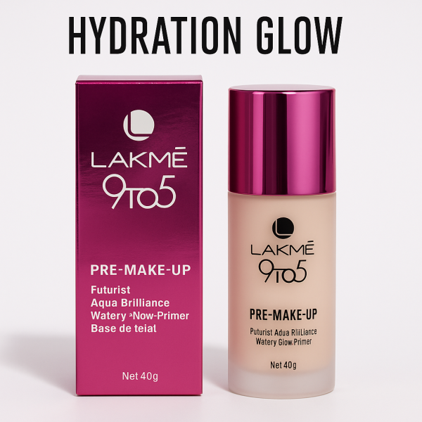Hydrating Glow Pre-Make-Up Primer – Smooth Base, Pore Minimizing, Long-Lasting Radiance Enhancer for All Skin Types – 40g - Image 3