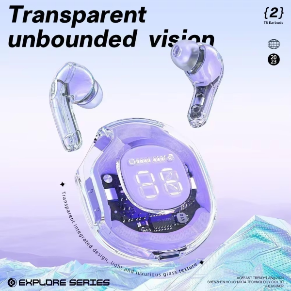 Air39 Wireless Earbuds | Bluetooth 5.3 | Clear Sound | Heavy Bass | Noise Reduction |  LED Display - Random Color - Image 8