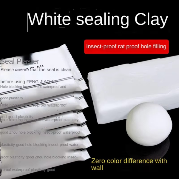Wall Hole Sealant Strong Adhesive Diy Sealant Clay Air Conditioning Hole Repair Cream Mud - Sealant Mud, Clay Repair Glue Pipe Sealing Fireproof Caulking Repair Mud Hole, Hole Filler - 01 PCs - Image 8