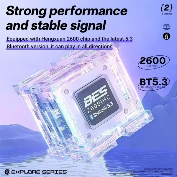 Air39 Wireless Earbuds | Bluetooth 5.3 | Clear Sound | Heavy Bass | Noise Reduction |  LED Display - Random Color - Image 12