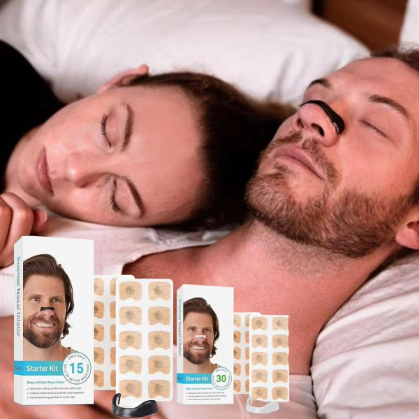 Sleep-co Magnetic Nose Strips – Nasal Dilator Starter Kit Next-Gen Breath In Nasal Strips / Magnetic Nose Clips - Image 2