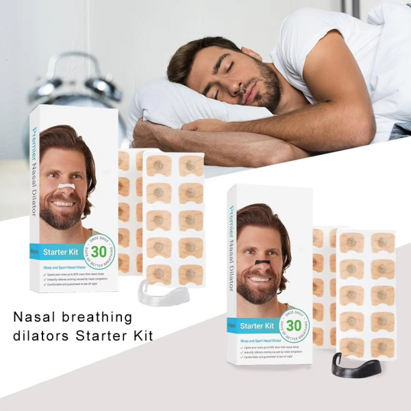 Sleep-co Magnetic Nose Strips – Nasal Dilator Starter Kit Next-Gen Breath In Nasal Strips / Magnetic Nose Clips - Image 3