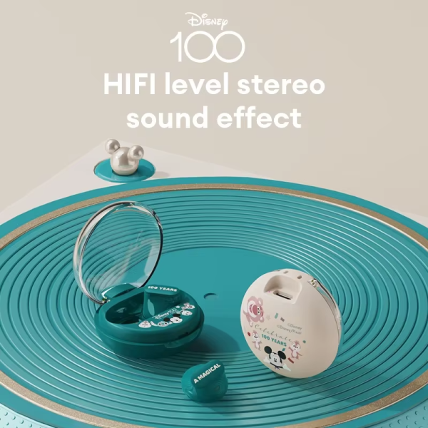 Disney 100 Anniversary Earbuds - Choice Disney QS-T1 Earphone Bluetooth 5.3 Wireless Headphones Low Latency Earbuds HIFI Stereo Sound 100th Anniversary Model ( Random Color ) - Image 8