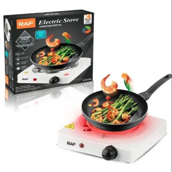 Portable Rechargeable Electric Stove - Sleek Black Stainless Steel Design - Image 5