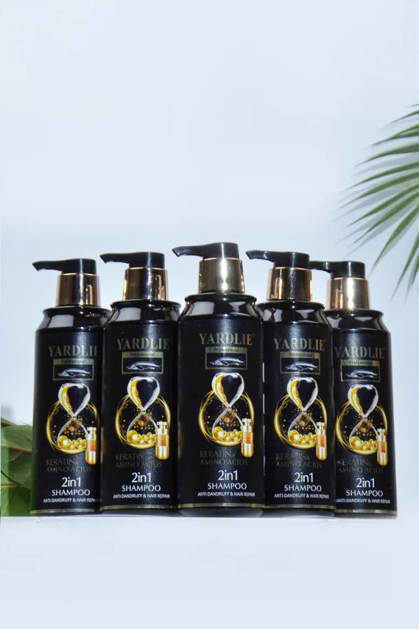 Yardlie Professional Keratin & Amino Acids Shampoo 2 in1 500ml Anti-Dandruff & Hair Repair - Image 8
