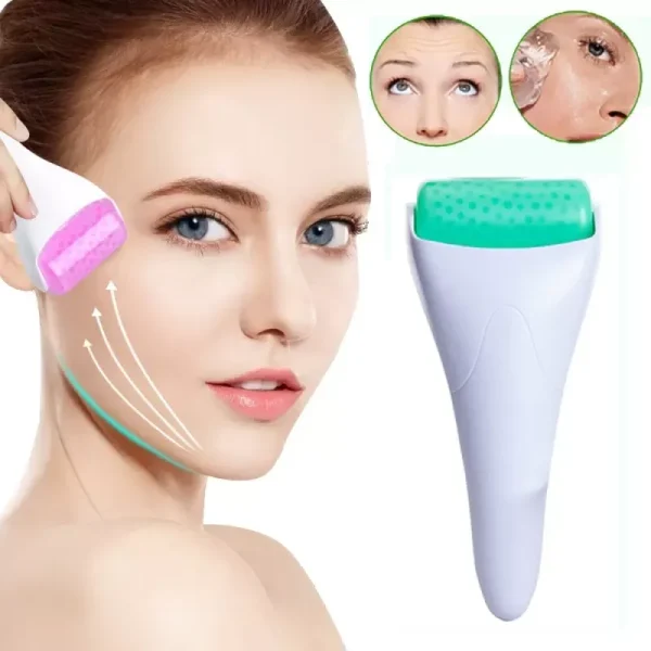 MARZAHAR Ice Roller for Face & Eye Puffiness Relief, Cold Gel Ice Face Roller Massager - Ice Roller Cool Roller For Face Eye Body Facial Shaping Anti Wrinkle Ice Roller Massager Smooth Skin ( Random Color ) - Image 9