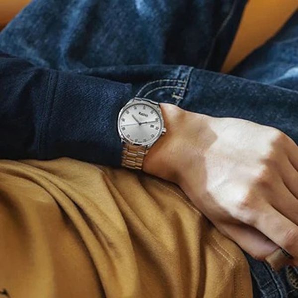 RADO Men’s Formal Wrist Watch With Stainless Steel Chain | Best Quality Rado Watch For Men's - Men's Watches - Wrist Watch For Men - With Random Box - Image 9