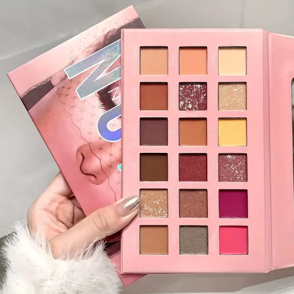 18 Colors eyeshadow pallete Glitter Makeup Matte Eye shadow make up palette - Image 7