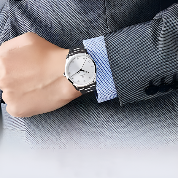 RADO Men’s Formal Wrist Watch With Stainless Steel Chain | Best Quality Rado Watch For Men's - Men's Watches - Wrist Watch For Men - With Random Box - Image 10