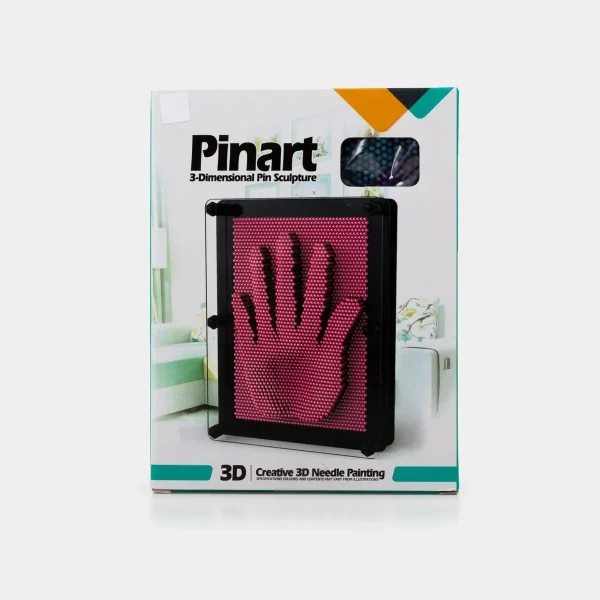 Pinart 3-Dimensional Pin Sculpture 3D Pin Art Impressions Sculpture Play Toy - Pin-art 3D Sculpture - Multi-Color