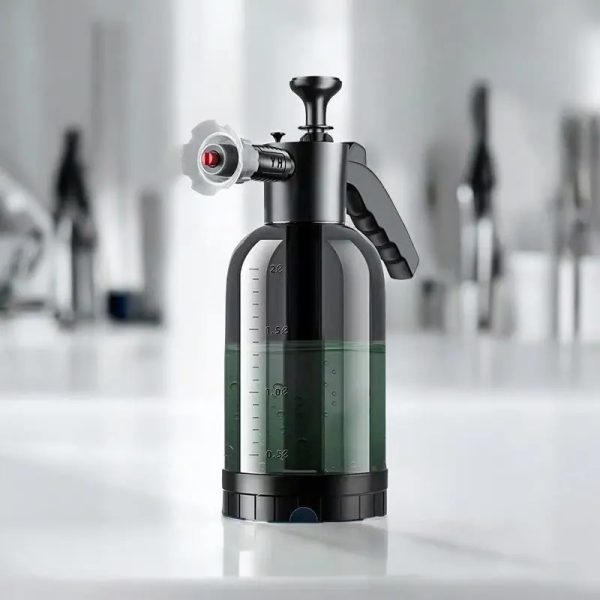 Hand Pump Foam Car Wash Sprayer Bottle Air Pressure Sprayer Car Cleaning Tools Gardening Spray Bottle Air Pump Watering Bottle - Black Color - Image 2