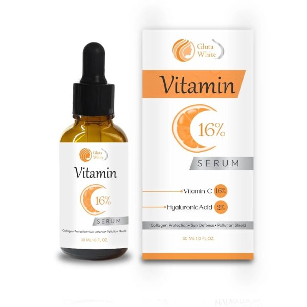Vitamin C Serum for Face Glowing & Dark Spots | Gluta White Vitamin C 16% Serum | Best Quality Skin Care Serum | Serum For Glowing Serum - 30 ml - Image 6