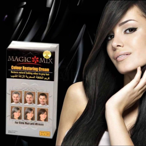 Magic Mix Colour Restoring Cream – Natural Black Hair Treatment, 250ml | Restores Natural Hair Color & Shine, Easy Application, No Harsh Chemicals