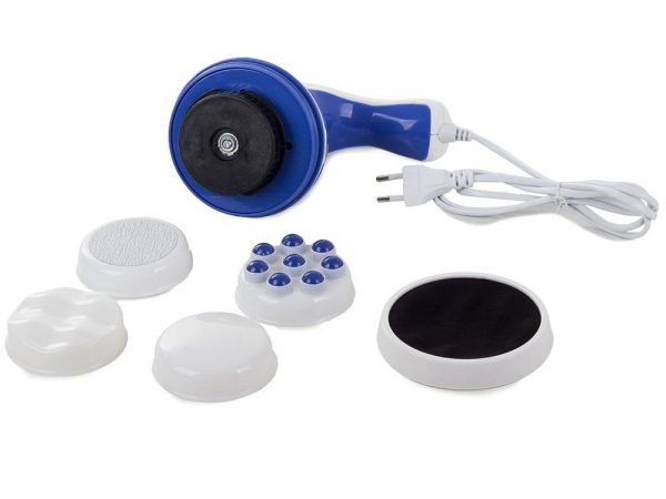 4 in 1 Relax & Spin Tone Vibration Electric Massager | Electronic Relax & Spin Body Massager With Different Heads ( Random Color ) - Image 12