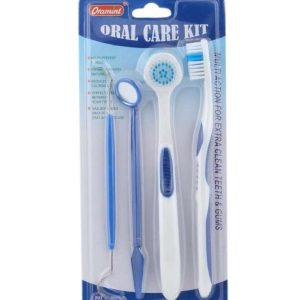 Oral Care Brush Kit 4 in 1 | Best Quality Oral Care Kit 04 PCs - Oral Hygiene Oral Care ( Random Color )