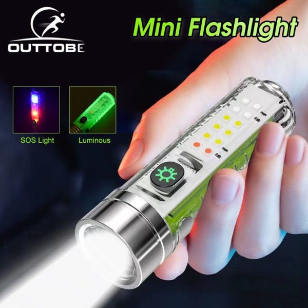 Coba Mini LED Torch Light - Coba CB 1658 – Super Bright Handheld Tactical Light  | Multiple Modes | Zoom-able Electric Flashlight for Camping, Hiking & Cycling ( Random Color ) - Image 10